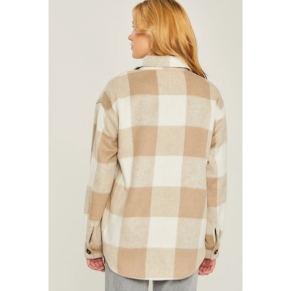 Woven Yarn Dye Bust Pocket Jacket - Picture 6 of 9